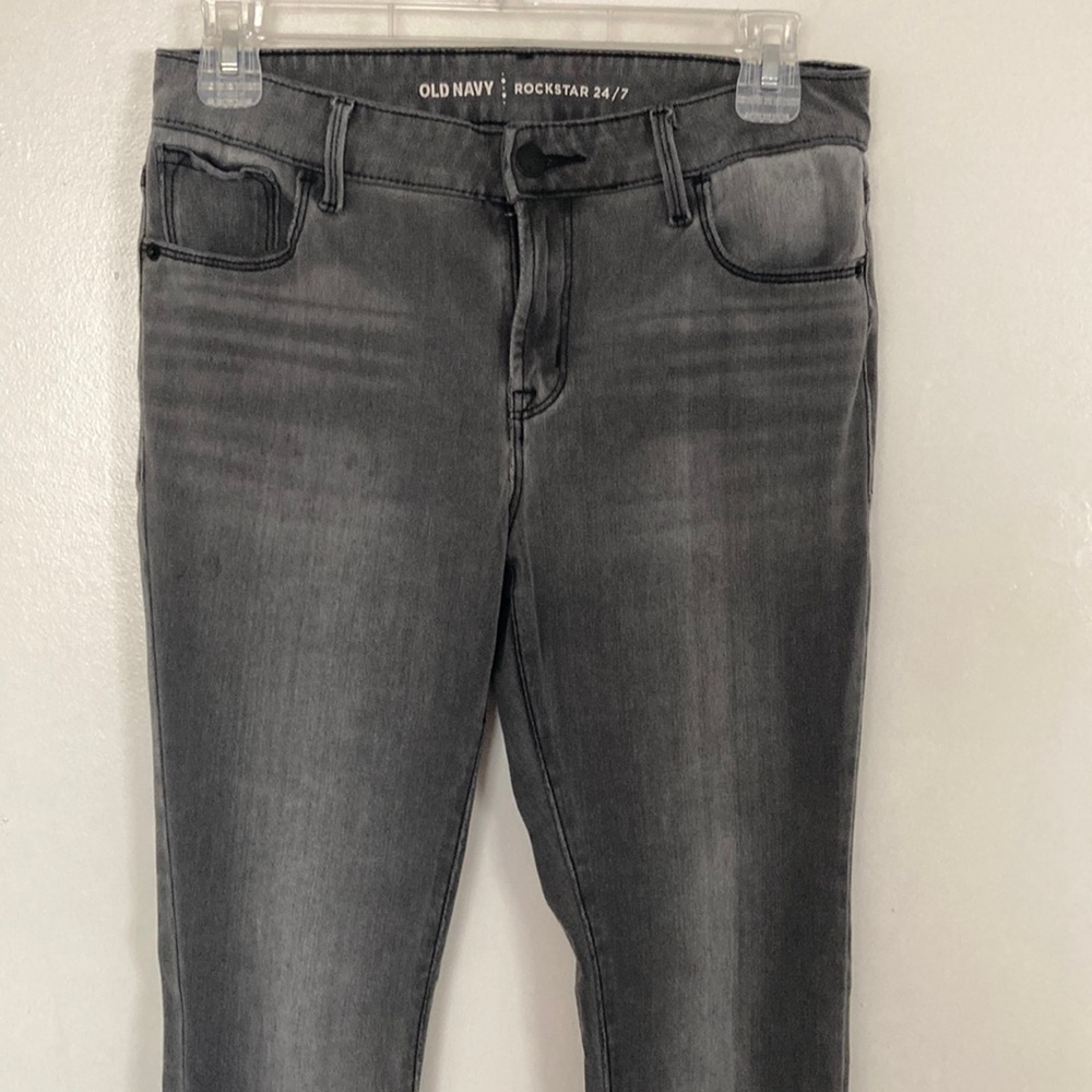 Old Navy Rockstar Black Jeggings (size 6)